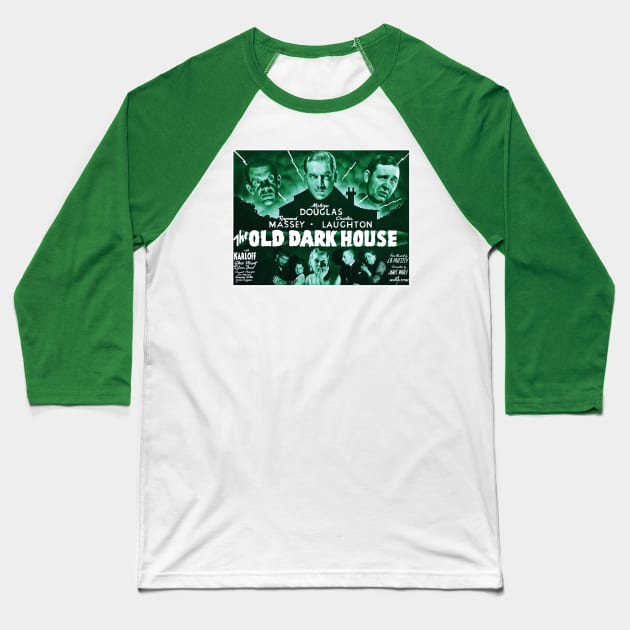 The Old Dark House (1939) Baseball T-Shirt by Scum & Villainy